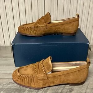 Cole Haan Women's Danby Travel Suede Leather Loafers 6.5B Tobacco